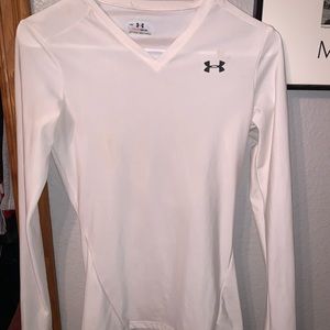White Under Armor Long Sleeve Top
